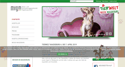 Desktop Screenshot of messe-tierwelt.de